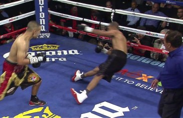 Javier Rodriguez lands vicious KO punch against Wesby