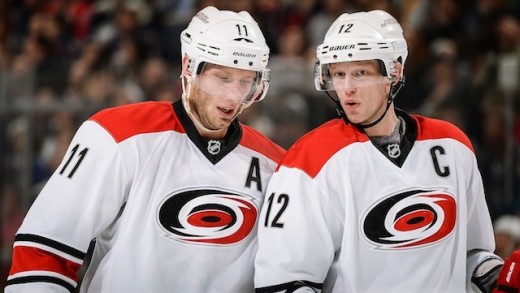 Eric Staal scores 300th career NHL goal