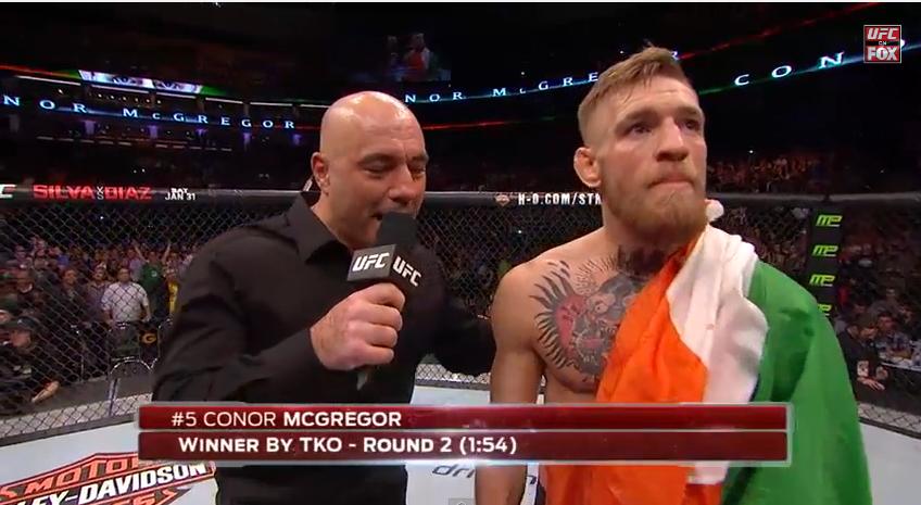 Conor McGregor has strong words for José Aldo post fight