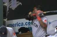 David Ortiz destroys dugout phone with his bat! (Throwback Thursday)