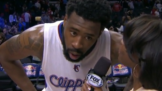 DeAndre Jordan doesn’t pay attention to interview questions