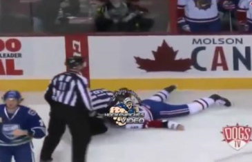 Brutal Hockey fight: Canadiens prospect Jarred Tinordi injured