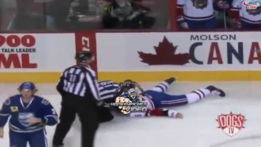 Brutal Hockey fight: Canadiens prospect Jarred Tinordi injured