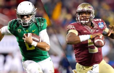 Jameis Winston or Marcus Mariota? The debate begins for who should be the #1 overall pick in the NFL draft