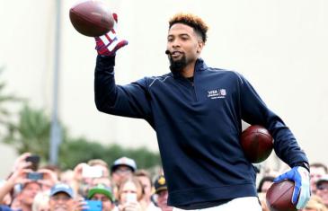 Odell Beckham Jr. sets Guinness world record for one-handed catches