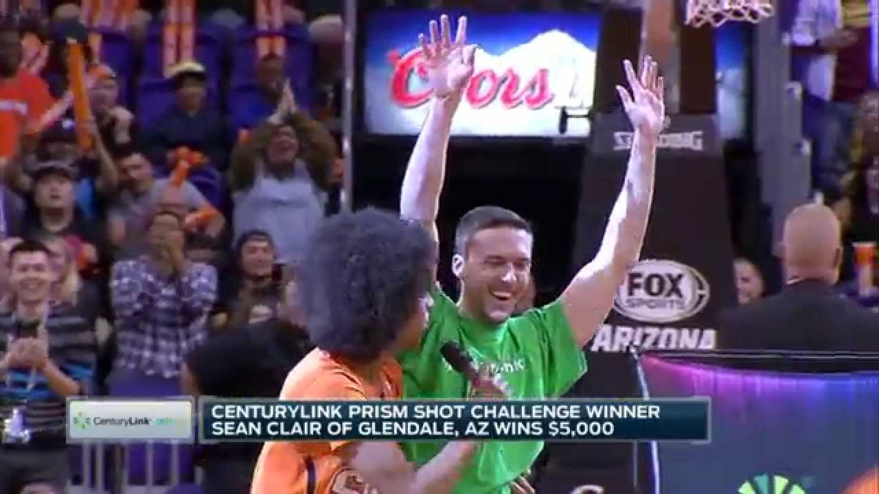 Lucky Phoenix fan hits half court shot for $5,000