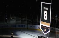 Ducks raise Selanne’s jersey up to the rafters
