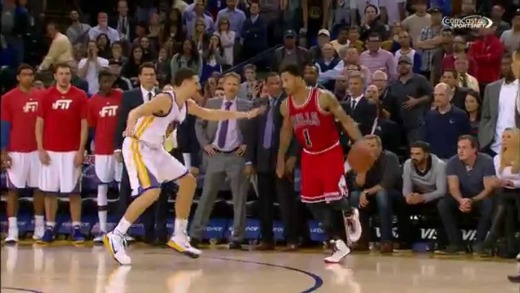 Derrick Rose hits game winning jumper vs. Golden State!