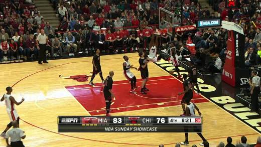 Impressive line: Hassan Whiteside scores 14 points, 13 rebounds and 12 blocks