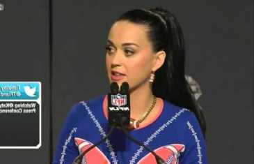Katy Perry Superbowl press conference + imitates Marshawn Lynch (Full Press Conference)