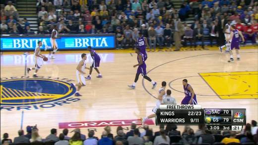 The splash is real: Klay Thompson scores 37 points in 1 quarter