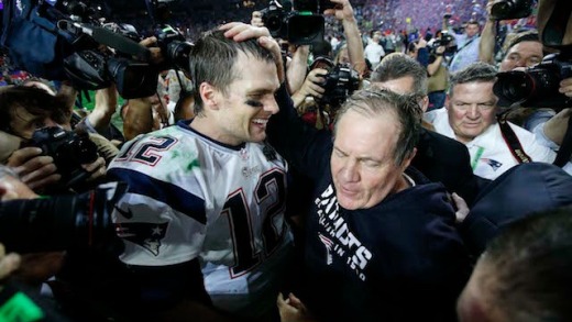 Tom Brady & Bill Belichick speak to the media following Super Bowl win