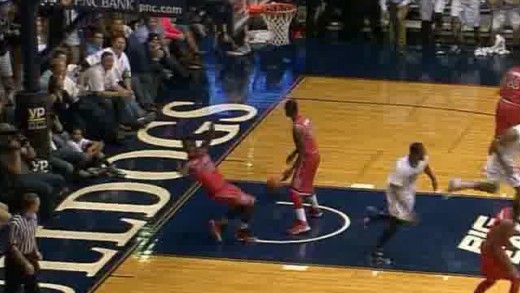 St. John’s Sir’Dominic Pointer commits possibly worst flop ever