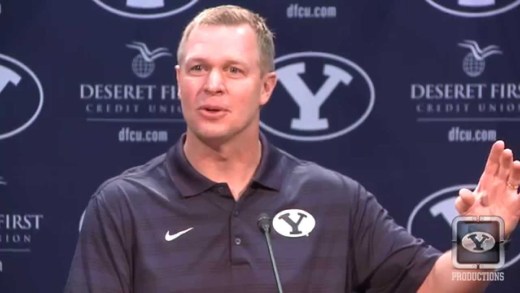 BYU head coach talks about 6’7″, 410 LB recruit Motekiai Langi