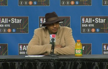 Carmelo Anthony talks Amar’e Stoudemire buyout in post All-Star game press conference