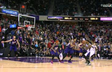DeMarcus Cousins gets the bounce for a game winner vs. the Suns