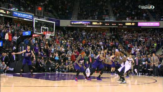 DeMarcus Cousins gets the bounce for a game winner vs. the Suns