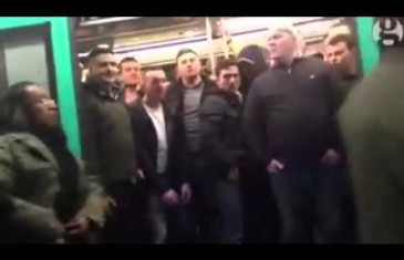 Horrible: Racist Chelsea fans don’t allow black man to get on train