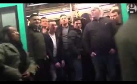 Horrible: Racist Chelsea fans don’t allow black man to get on train