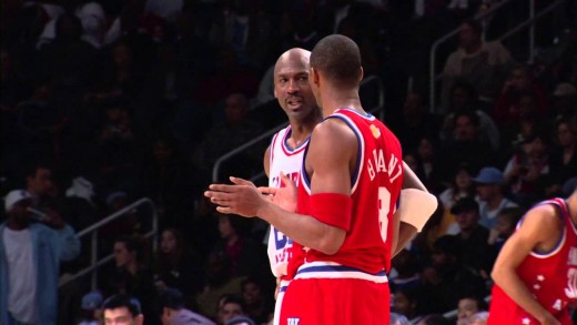 Kobe Bryant & Michael Jordan trash talking at 2003 All-Star Game