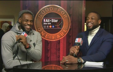 LeBron James interviewed by Dwayne Wade “I’m an in game dunker”