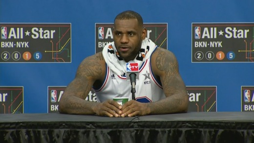 LeBron James post All-Star game press conference