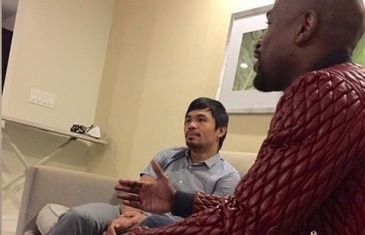 Raw footage: Floyd Mayweather tells Manny Pacquiao fight has to happen