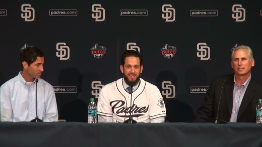 San Diego Padres introduce James Shields (Press Conference)