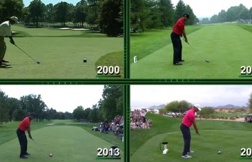 The evolution of Tiger Woods’ swing from 2000 to 2015