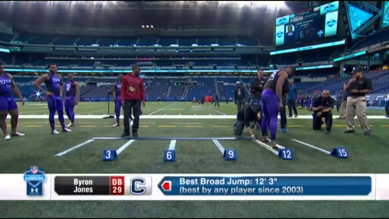 UConn CB Byron Jones sets broad jump record at NFL Combine