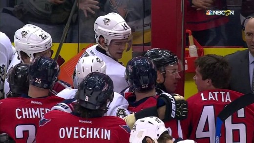 Wow: Brawl breaks out on Penguins bench