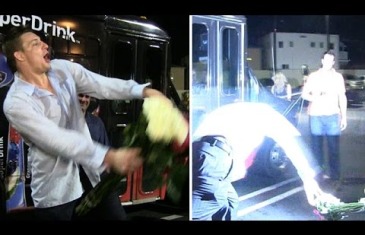 Young & Wild: Rob Gronkowski spikes roses in Hollywood