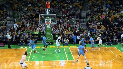 Blake Griffin with an impressive 180-degree block