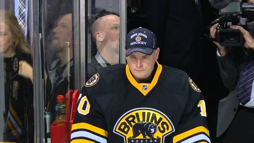 Boston’s goalie coach plays back-up