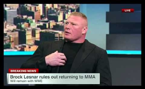 Brock Lesnar speaks on his decision to re-sign with the WWE