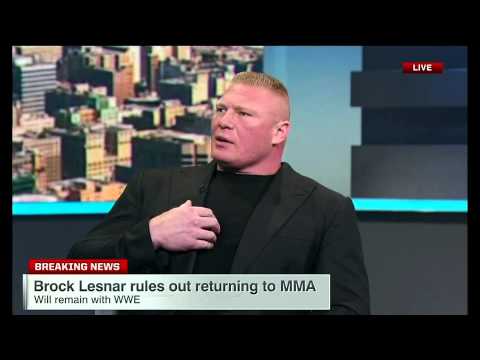 Brock Lesnar speaks on his decision to re-sign with the WWE