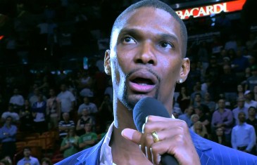 Chris Bosh thanks Miami Heat fans for their support