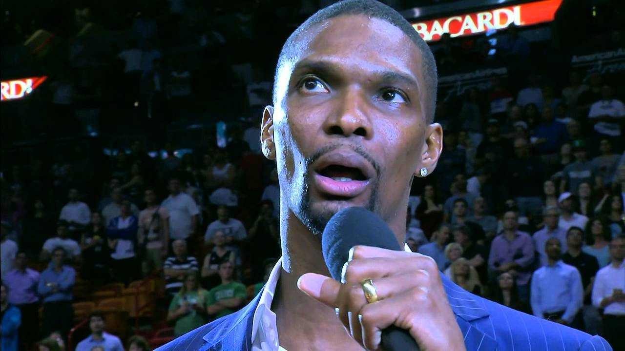 Chris Bosh thanks Miami Heat fans for their support