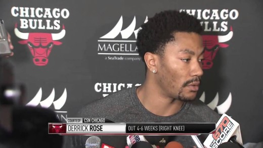 Derrick Rose speaks to the media & says “good chance” he will play again this season