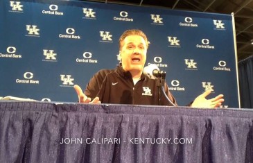 John Calipari speaks on Kentucky going 31-0 in the regular season