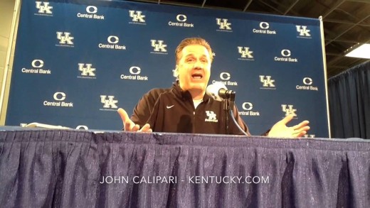 John Calipari speaks on Kentucky going 31-0 in the regular season