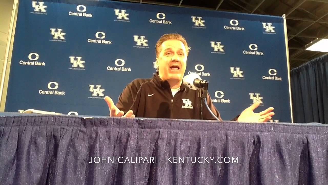 John Calipari speaks on Kentucky going 31-0 in the regular season