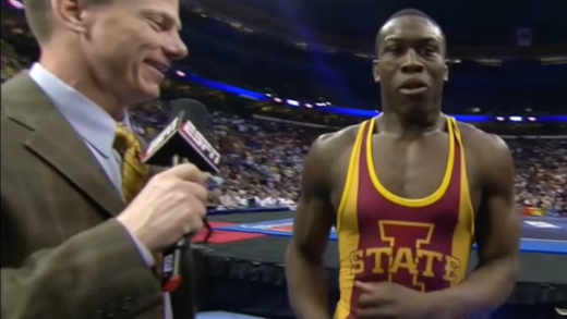 Iowa State’s Kyven Gadson wants ice cream after winning NCAA wrestling title