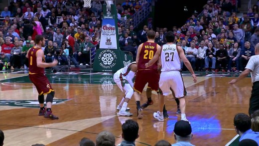 LeBron James blows past entire Bucks team for a massive slam