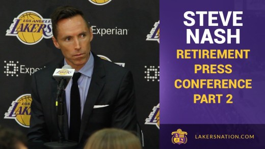 Steve Nash retirement press conference (Part 2)