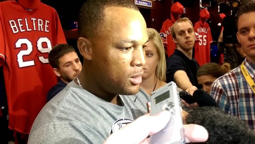 Adrian Beltre on Josh Hamilton joining team