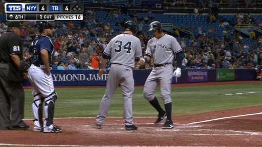 Alex Rodriguez stays hot & belts a 2 home runs vs. Rays