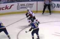 Bollig drives Jackman’s head into glass & fight ensues
