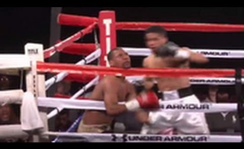 Brutal knockout by Antonio Russell on Harold Reyes