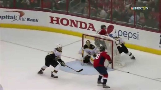 Dime: Evgeny Kuznetsov drops a dime to Marcus Johansson